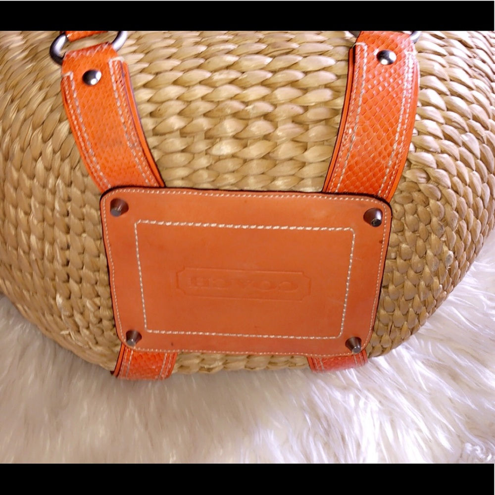 COACH Basket Python Leather Beach Bag - Picture 7 of 9